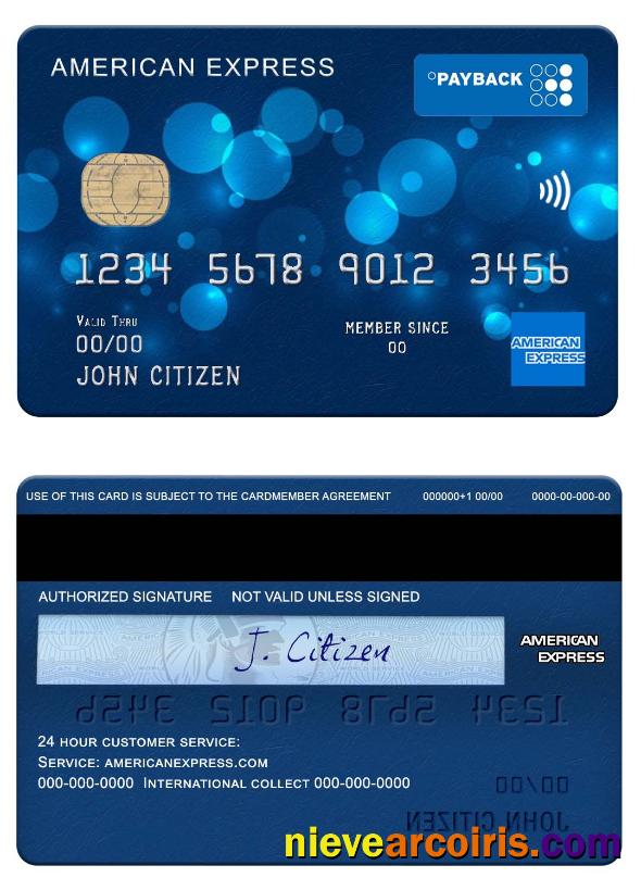 USA Regions bank amex payback card